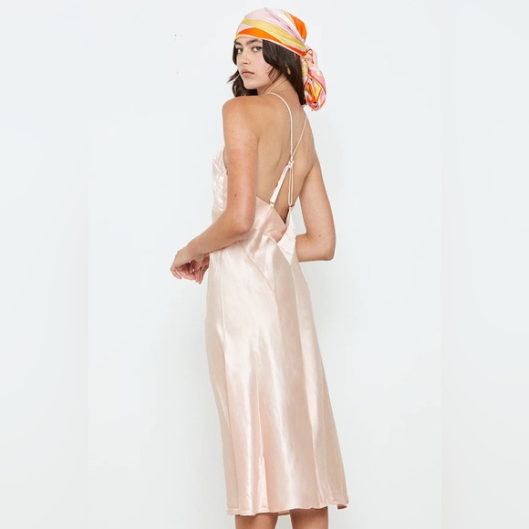 We Are Hah give a slip dress blush size small - Picture 2 of 4